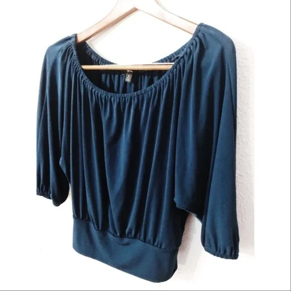 Express off the shoulder crop top nwot - Picture 2 of 4